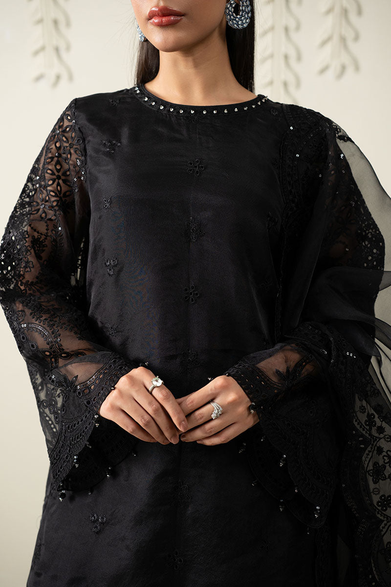 Cross Stitch | AW-25 RTW LUX PRET EDIT-1 | INTRICATE ALLURE - Luxury Dress - available at Maria Faisal in UK and USA.