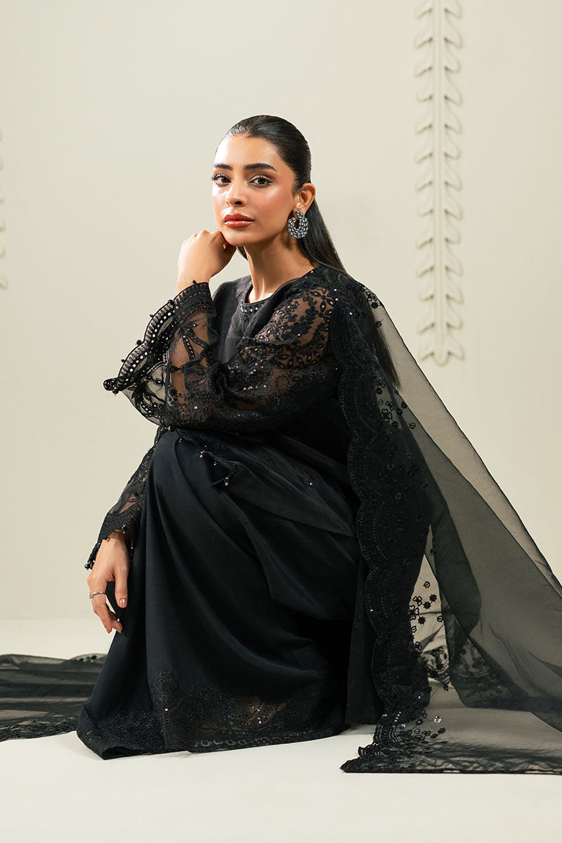 Cross Stitch | AW-25 RTW LUX PRET EDIT-1 | INTRICATE ALLURE - Luxury Dress - available at Maria Faisal in UK and USA.