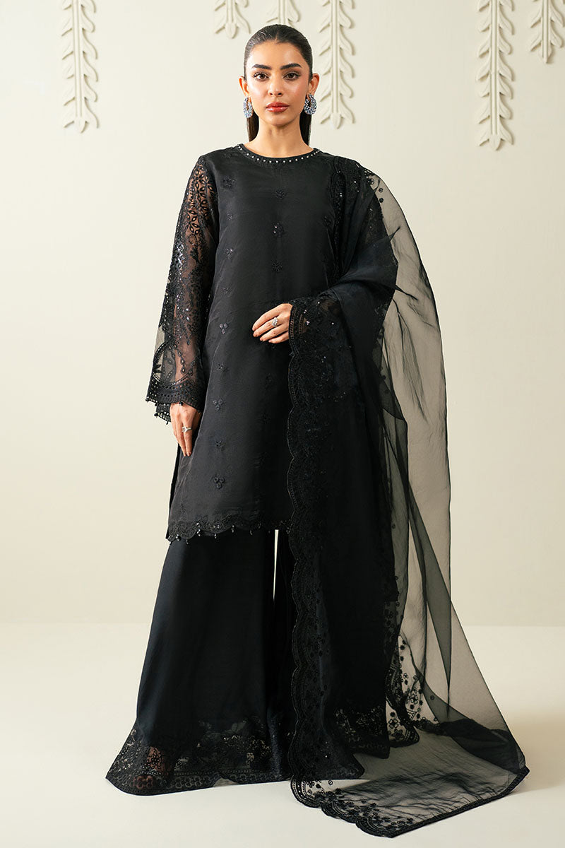 Cross Stitch | AW-25 RTW LUX PRET EDIT-1 | INTRICATE ALLURE - Luxury Dress - available at Maria Faisal in UK and USA.