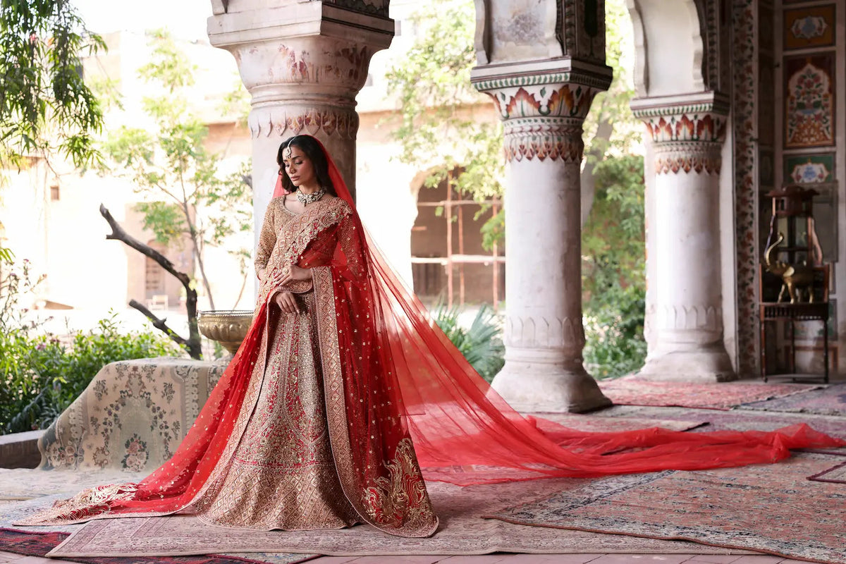 Waqas Shah | Vyah Diyan Tyaariyan 26 | Zarafshan - Bridal Dress - available at Maria Faisal in UK and USA.