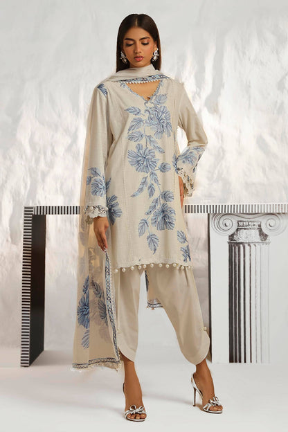 Sana Safinaz | Muzlin Summer 24 | 011A-CT - Waniyas