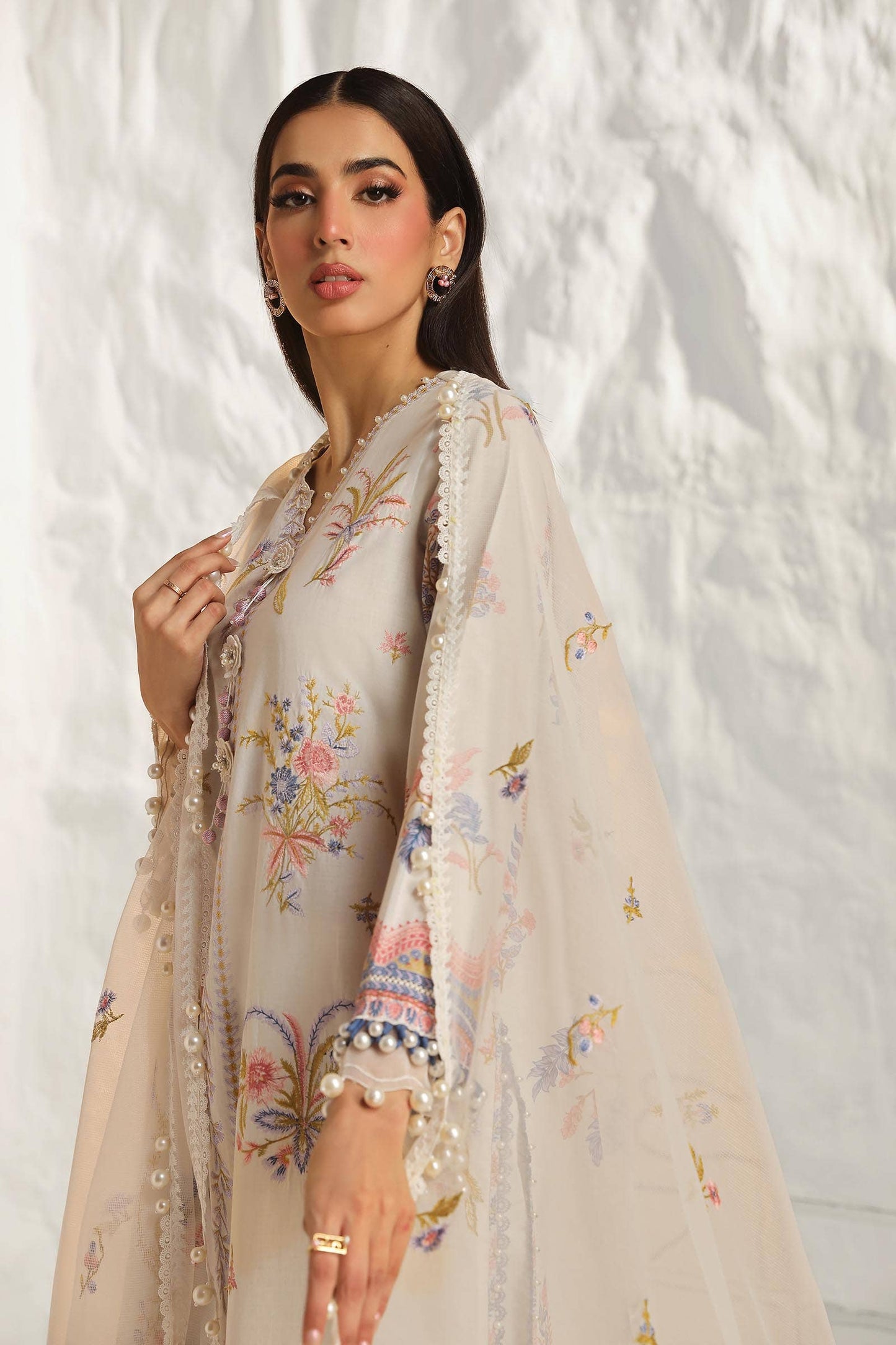 Sana Safinaz | Muzlin Summer 24 | 018B-CV - Waniyas