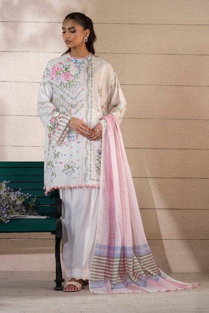 Sana Safinaz | Muzlin Spring 25 | M251-001A-3DG by Maria Faisal - Registered Vendor of : Sana Safinaz - type : Ladies Clothes - 100% original wedding dresses