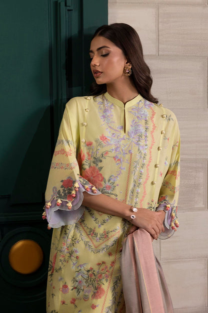 Sana Safinaz | Muzlin Spring 25 | M251-001B-3DG by Maria Faisal - Registered Vendor of : Sana Safinaz - type : Ladies Clothes - 100% original wedding dresses