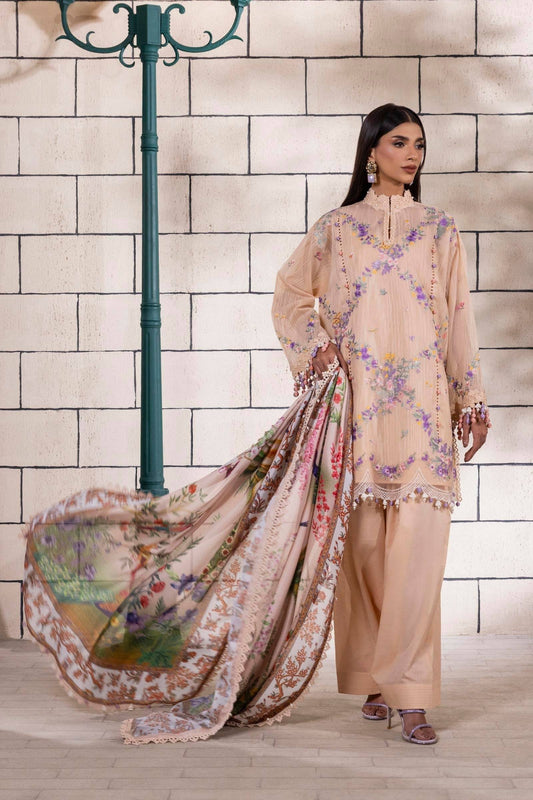Sana Safinaz | Muzlin Spring 25 | M251-002A-3CV by Maria Faisal - Registered Vendor of : Sana Safinaz - type : Ladies Clothes - 100% original wedding dresses