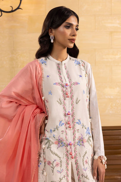 Sana Safinaz | Muzlin Spring 25 | M251-008B-3DG by Maria Faisal - Registered Vendor of : Sana Safinaz - type : Ladies Clothes - 100% original wedding dresses