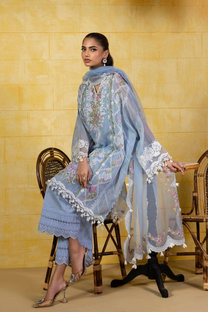 Sana Safinaz | Muzlin Spring 25 | M251-009B-3CT by Maria Faisal - Registered Vendor of : Sana Safinaz - type : Ladies Clothes - 100% original wedding dresses