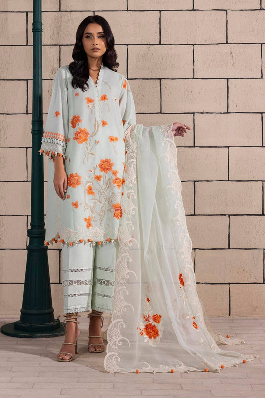 Sana Safinaz | Muzlin Spring 25 | M251-010A-3CS by Maria Faisal - Registered Vendor of : Sana Safinaz - type : Ladies Clothes - 100% original wedding dresses
