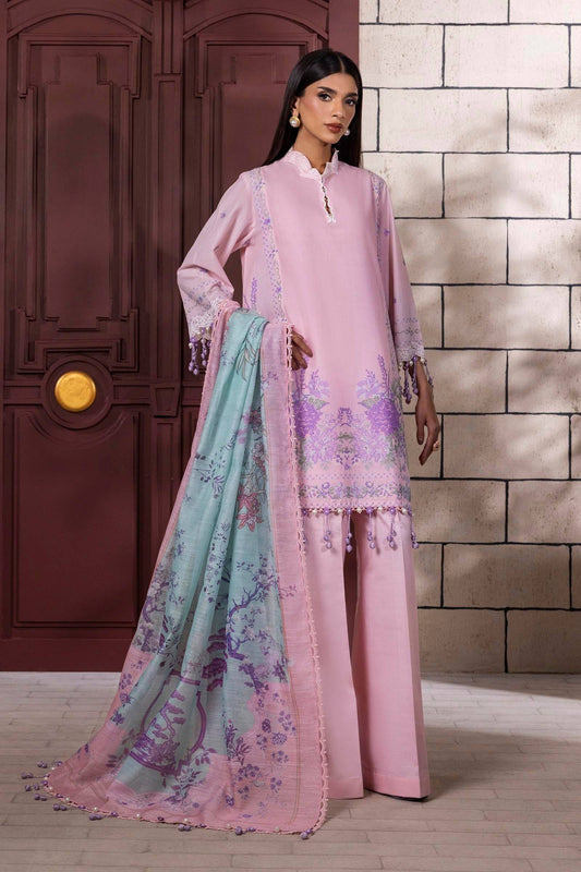 Sana Safinaz | Muzlin Spring 25 | M251-012B-3CV by Maria Faisal - Registered Vendor of : Sana Safinaz - type : Ladies Clothes - 100% original wedding dresses