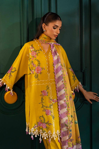 Sana Safinaz | Muzlin Spring 25 | M251-013B-3CL by Maria Faisal - Registered Vendor of : Sana Safinaz - type : Ladies Clothes - 100% original wedding dresses