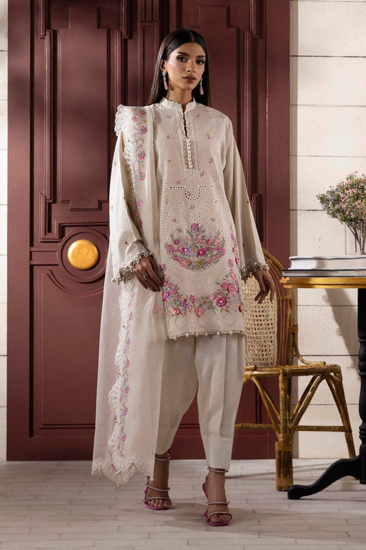 Sana Safinaz | Muzlin Spring 25 | M251-014A-3CT by Maria Faisal - Registered Vendor of : Sana Safinaz - type : Ladies Clothes - 100% original wedding dresses