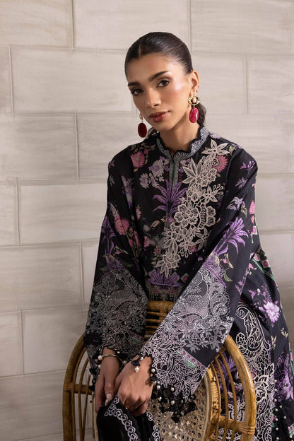 Sana Safinaz | Muzlin Spring 25 | M251-019B-3CS by Maria Faisal - Registered Vendor of : Sana Safinaz - type : Ladies Clothes - 100% original wedding dresses