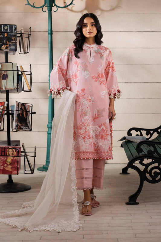 Sana Safinaz | Muzlin Spring 25 | M251-020A-3CS by Maria Faisal - Registered Vendor of : Sana Safinaz - type : Ladies Clothes - 100% original wedding dresses