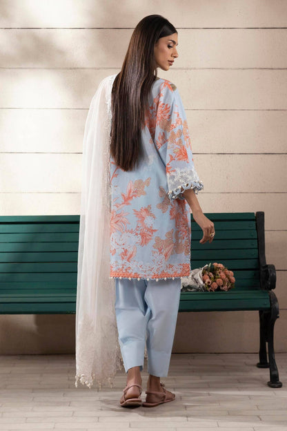 Sana Safinaz | Muzlin Spring 25 | M251-020B-3CS by Maria Faisal - Registered Vendor of : Sana Safinaz - type : Ladies Clothes - 100% original wedding dresses