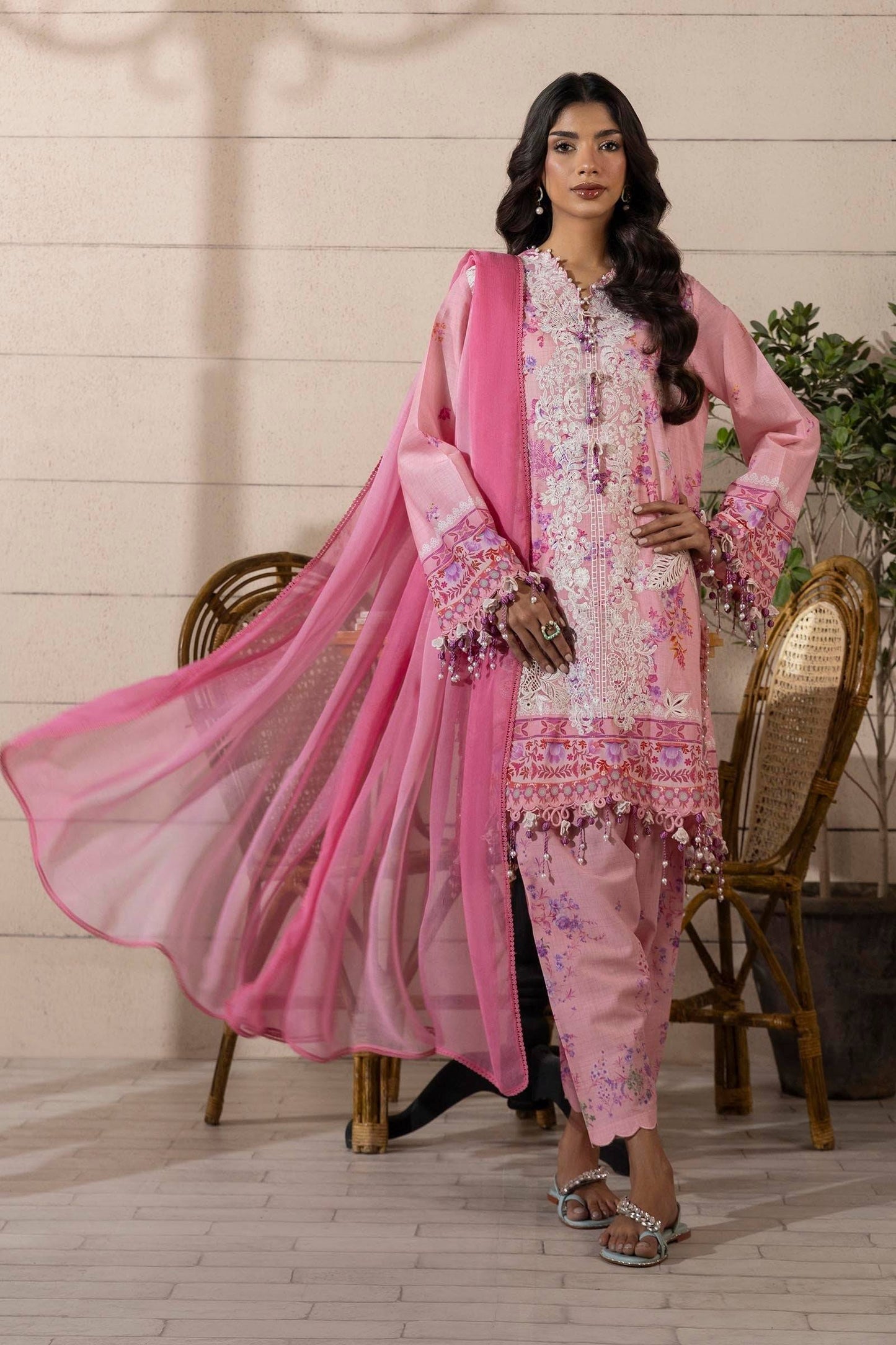Sana Safinaz | Muzlin Spring 25 | M251-023A-3CI by Maria Faisal - Registered Vendor of : Sana Safinaz - type : Ladies Clothes - 100% original wedding dresses
