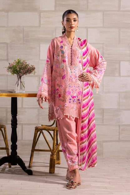 Sana Safinaz | Muzlin Spring 25 | M251-024B-3CI by Maria Faisal - Registered Vendor of : Sana Safinaz - type : Ladies Clothes - 100% original wedding dresses