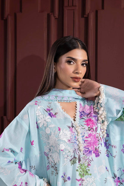 Sana Safinaz | Muzlin Spring 25 | M251-025B-3CJ by Maria Faisal - Registered Vendor of : Sana Safinaz - type : Ladies Clothes - 100% original wedding dresses