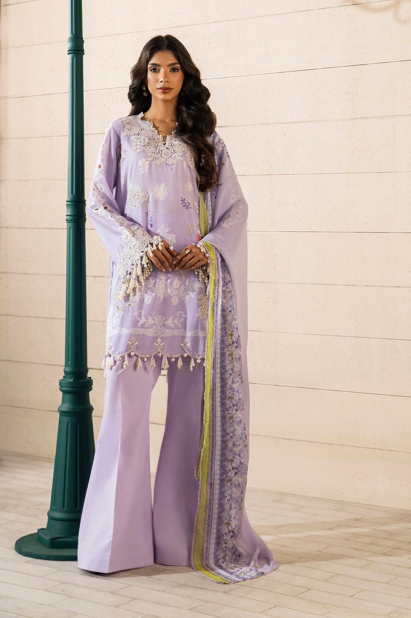 Sana Safinaz | Muzlin Spring 25 | M251-029A-3CI by Maria Faisal - Registered Vendor of : Sana Safinaz - type : Ladies Clothes - 100% original wedding dresses