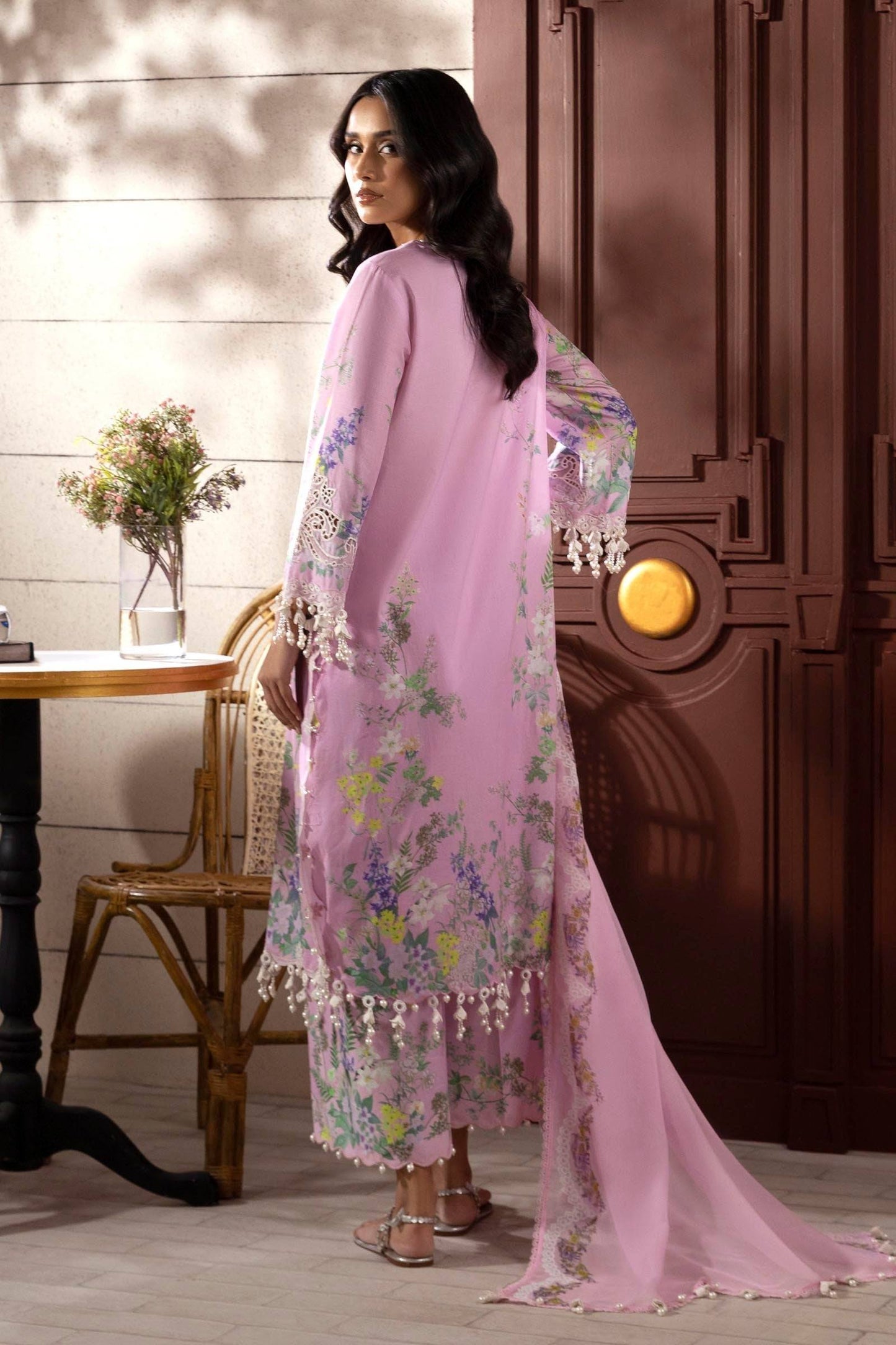 Sana Safinaz | Muzlin Spring 25 | M251-030B-3CI by Maria Faisal - Registered Vendor of : Sana Safinaz - type : Ladies Clothes - 100% original wedding dresses
