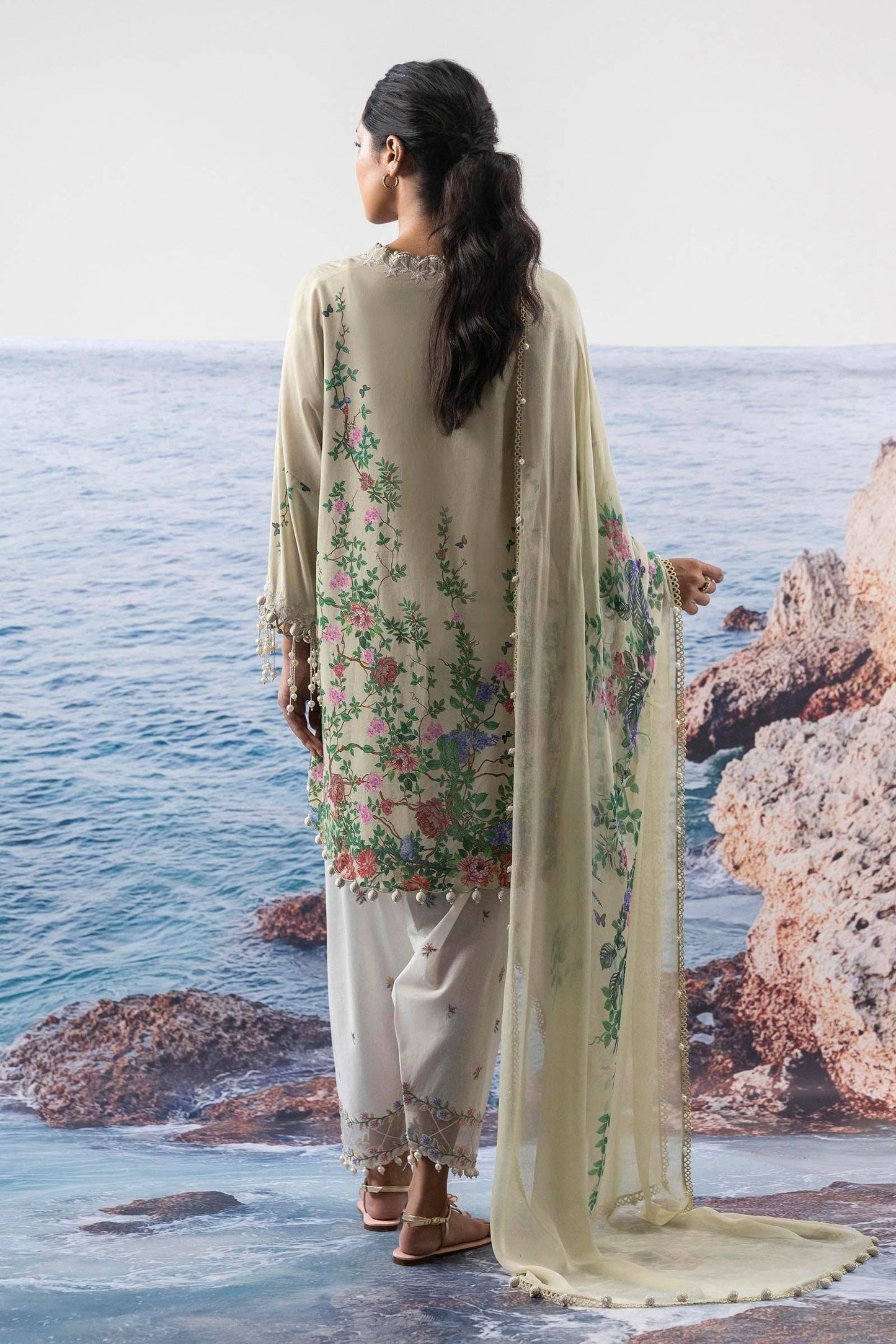 Sana Safinaz | Muzlin Summer 25 | 002B by Maria Faisal - Registered Vendor of : Sana Safinaz - type : Ladies Clothes - 100% original wedding dresses