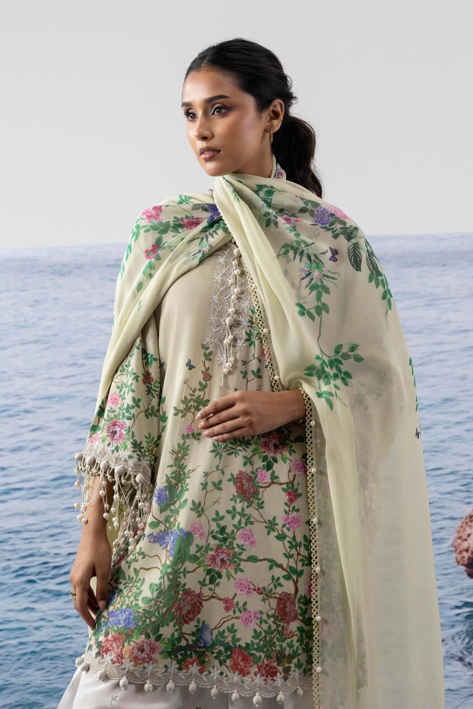 Sana Safinaz | Muzlin Summer 25 | 002B by Maria Faisal - Registered Vendor of : Sana Safinaz - type : Ladies Clothes - 100% original wedding dresses