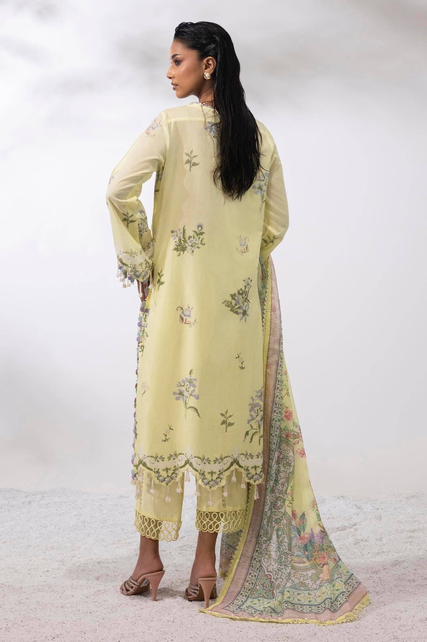 Sana Safinaz | Muzlin Summer 25 | 009A by Maria Faisal - Registered Vendor of : Sana Safinaz - type : Ladies Clothes - 100% original wedding dresses