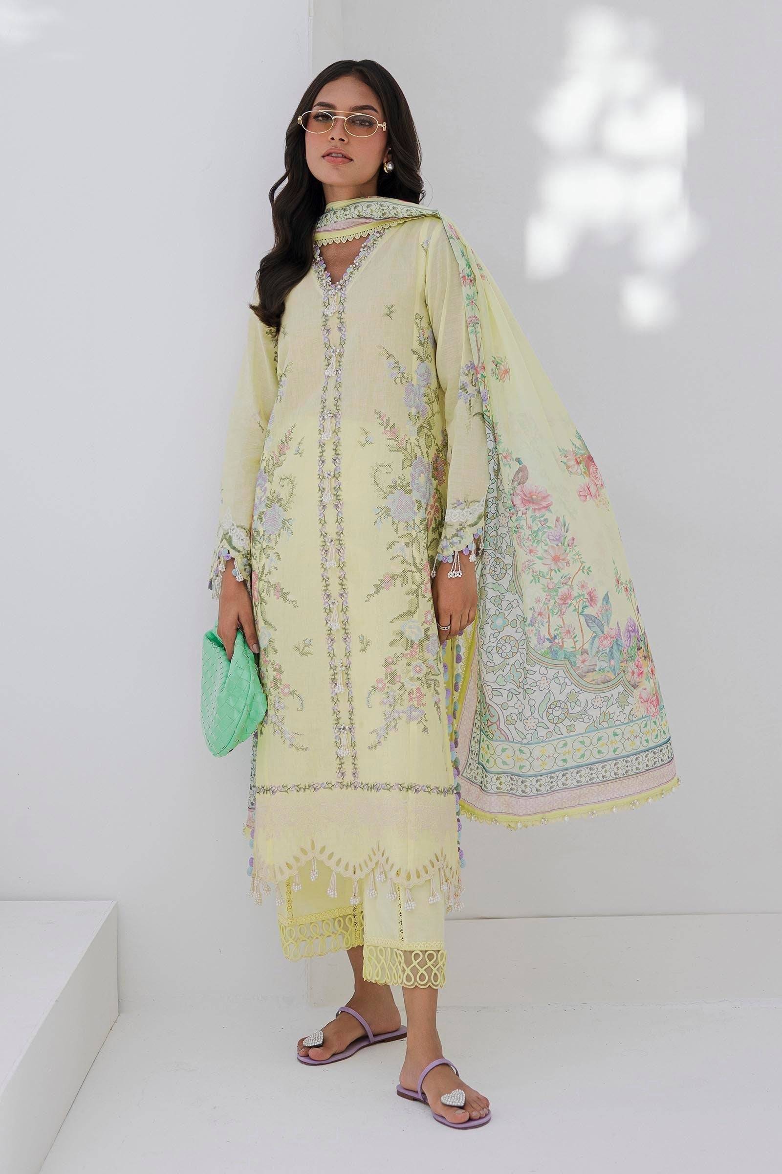 Sana Safinaz | Muzlin Summer 25 | 009A by Maria Faisal - Registered Vendor of : Sana Safinaz - type : Ladies Clothes - 100% original wedding dresses