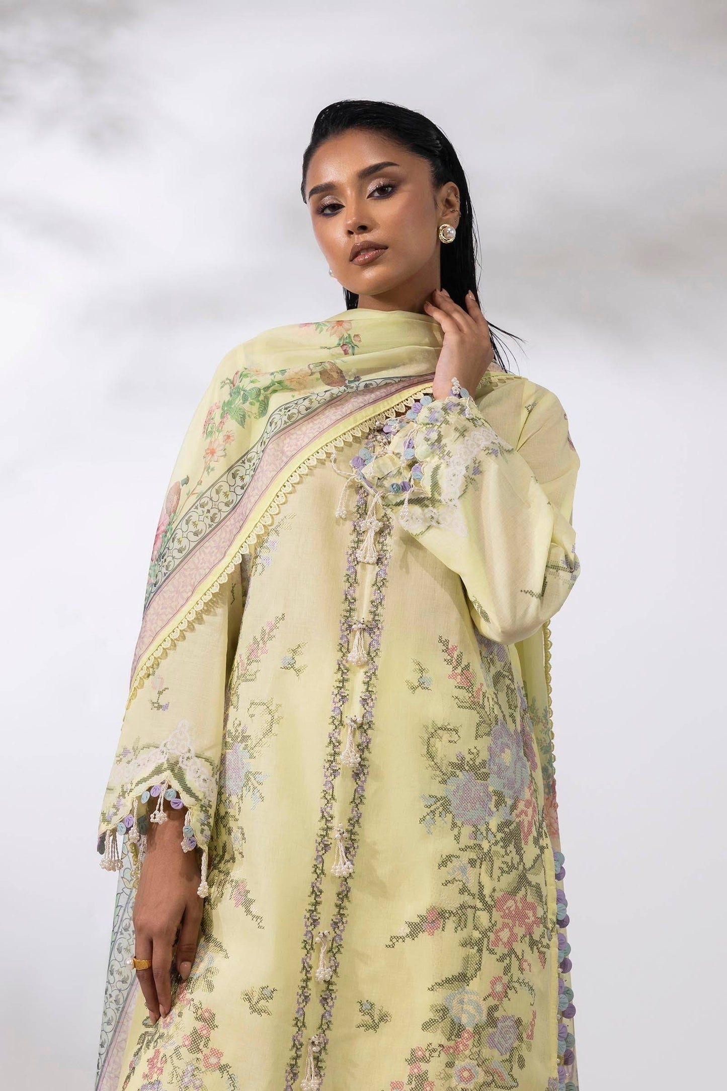 Sana Safinaz | Muzlin Summer 25 | 009A by Maria Faisal - Registered Vendor of : Sana Safinaz - type : Ladies Clothes - 100% original wedding dresses