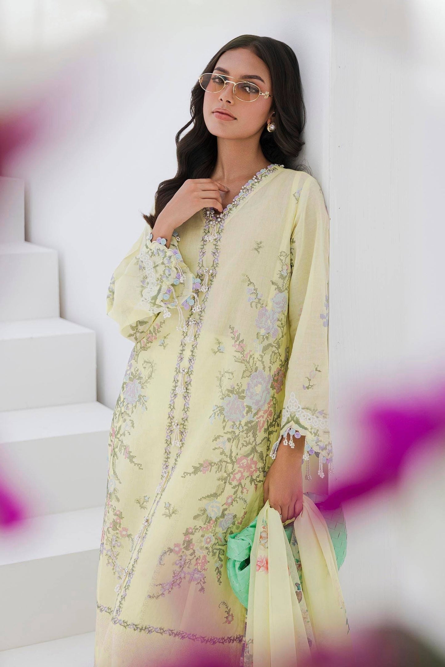 Sana Safinaz | Muzlin Summer 25 | 009A by Maria Faisal - Registered Vendor of : Sana Safinaz - type : Ladies Clothes - 100% original wedding dresses