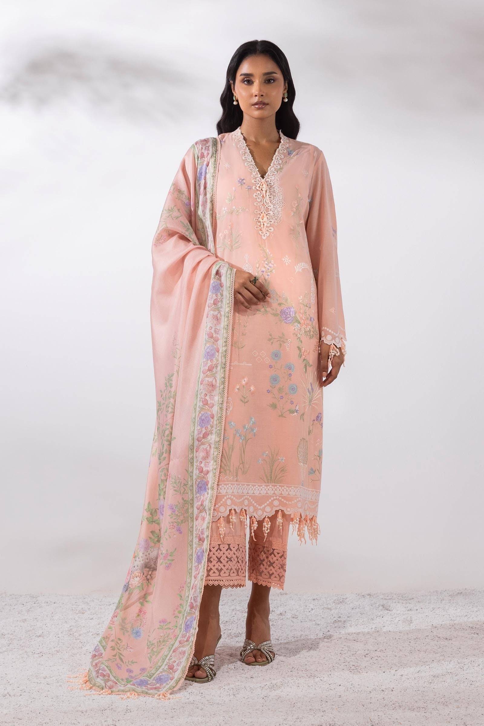 Sana Safinaz | Muzlin Summer 25 | 010B by Maria Faisal - Registered Vendor of : Sana Safinaz - type : Ladies Clothes - 100% original wedding dresses