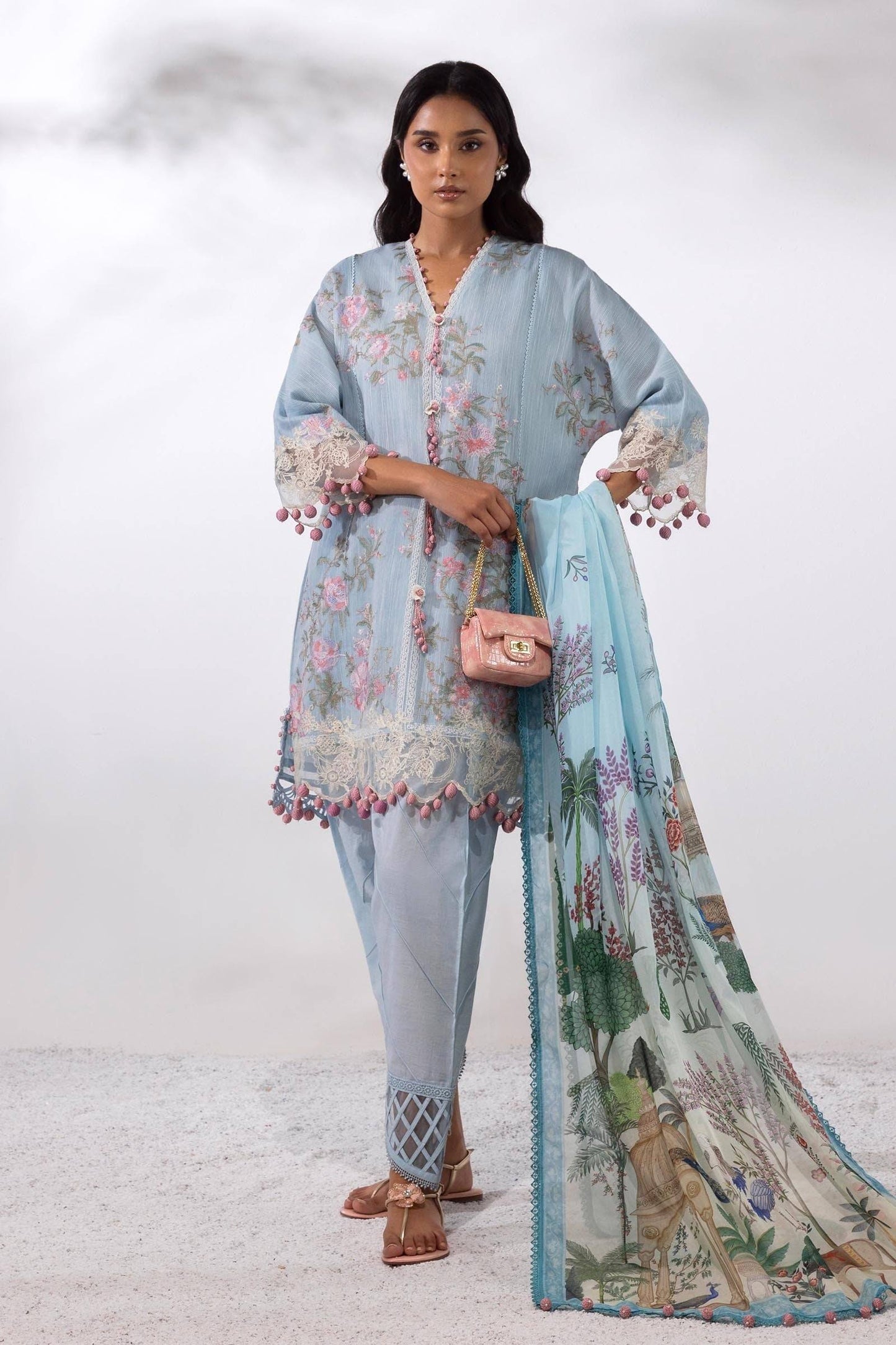 Sana Safinaz | Muzlin Summer 25 | 013A by Maria Faisal - Registered Vendor of : Sana Safinaz - type : Ladies Clothes - 100% original wedding dresses