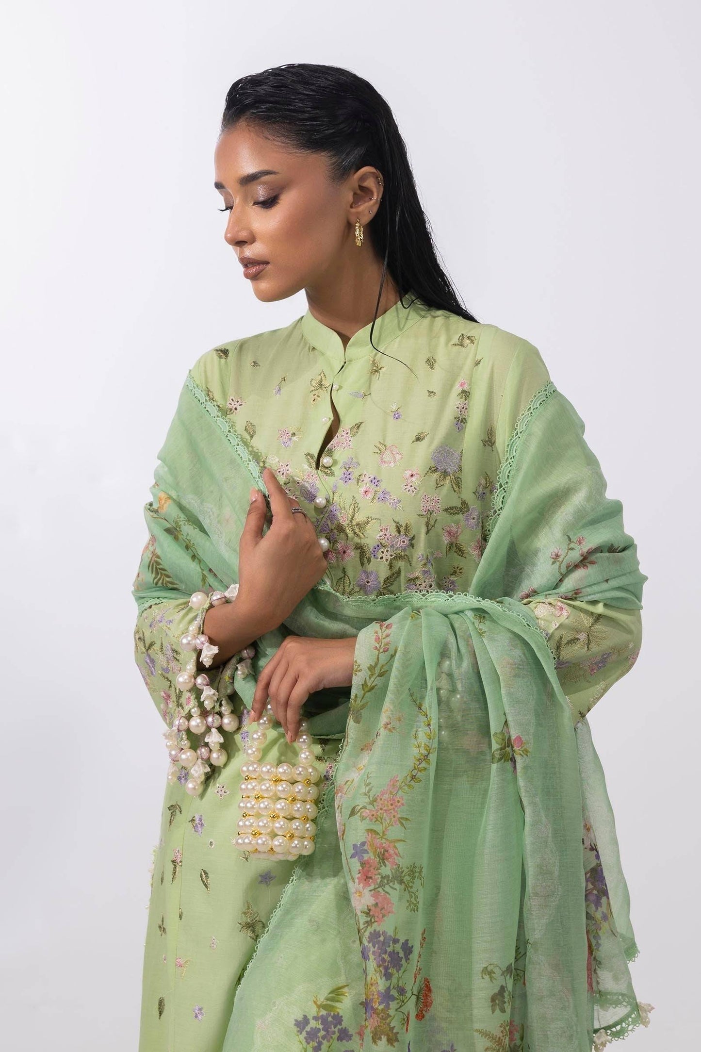 Sana Safinaz | Muzlin Summer 25 | 015B by Maria Faisal - Registered Vendor of : Sana Safinaz - type : Ladies Clothes - 100% original wedding dresses