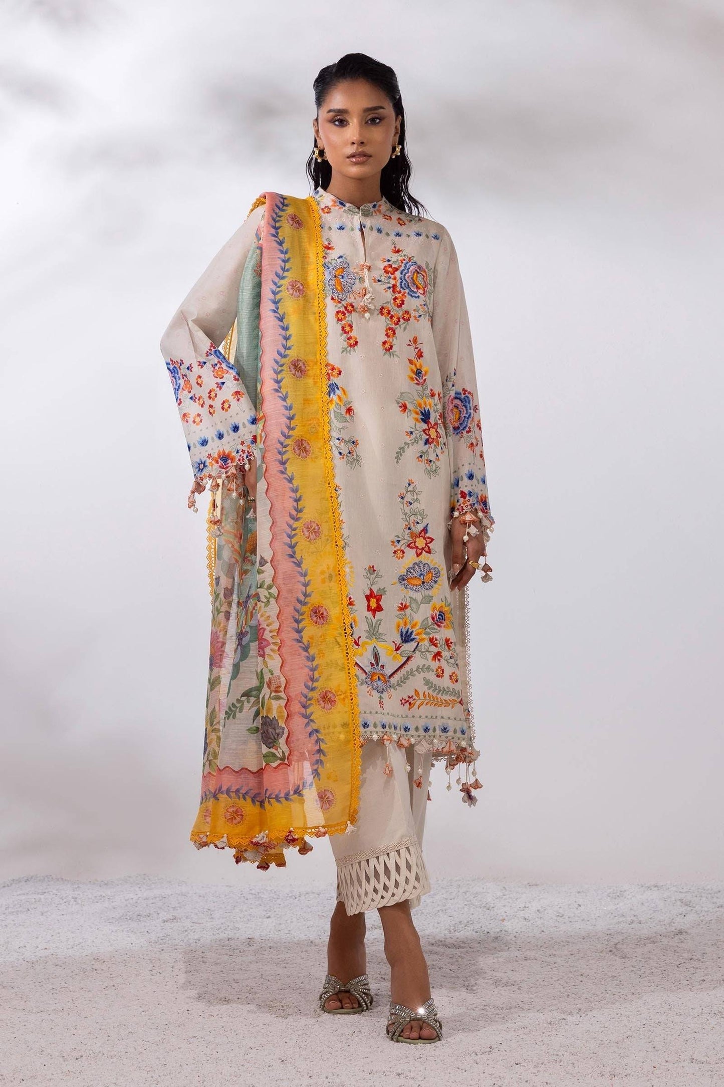 Sana Safinaz | Muzlin Summer 25 | 018A by Maria Faisal - Registered Vendor of : Sana Safinaz - type : Ladies Clothes - 100% original wedding dresses