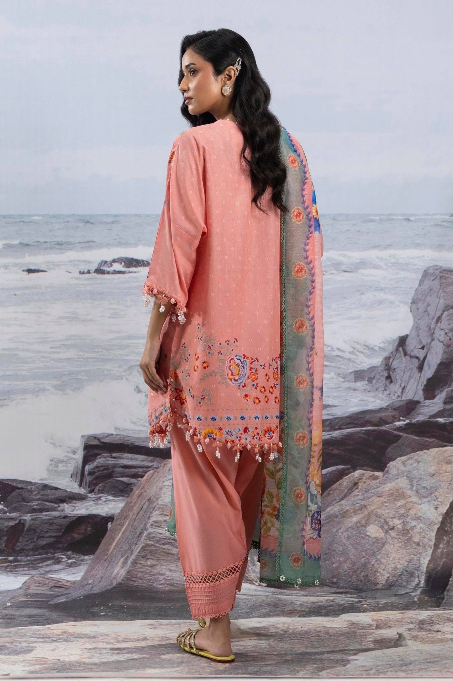 Sana Safinaz | Muzlin Summer 25 | 018B by Maria Faisal - Registered Vendor of : Sana Safinaz - type : Ladies Clothes - 100% original wedding dresses