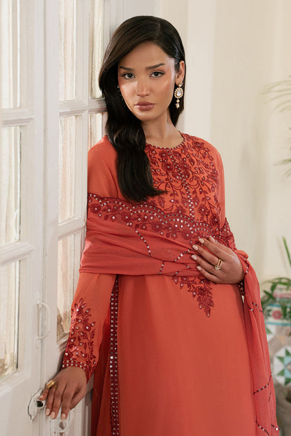 Cross Stitch | SS-26 RTW LUX PRET EDIT-1 | FADED ROSE - Luxury Dress - available at Maria Faisal in UK and USA.
