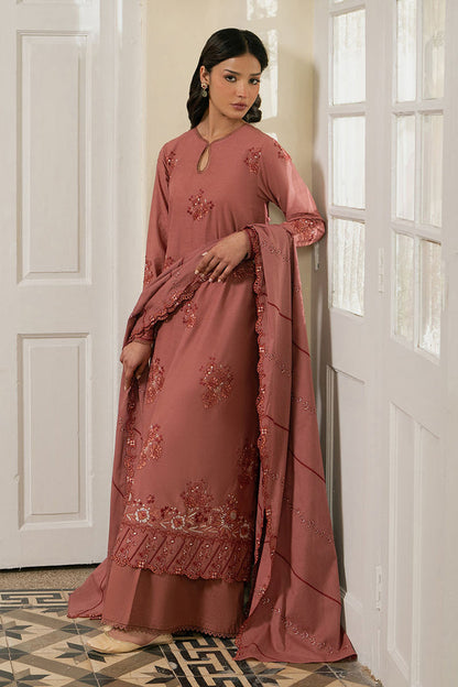 Cross Stitch | Emb Lawn Mahiri 26 | RUSTIC MEADOW - Luxury Dress - available at Maria Faisal in UK and USA.