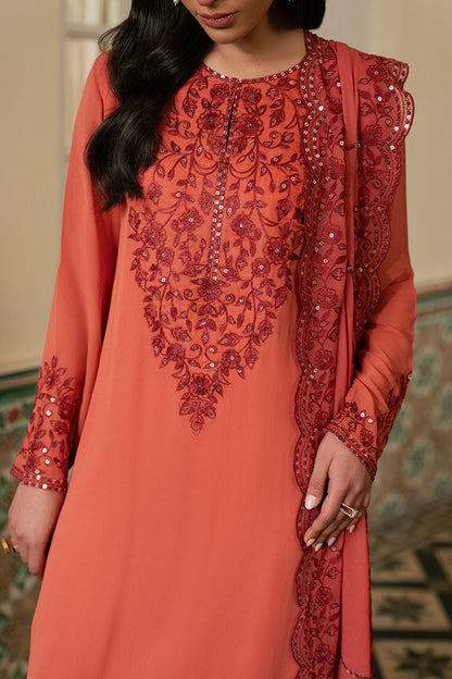 Cross Stitch | SS-26 RTW LUX PRET EDIT-1 | FADED ROSE - Luxury Dress - available at Maria Faisal in UK and USA.