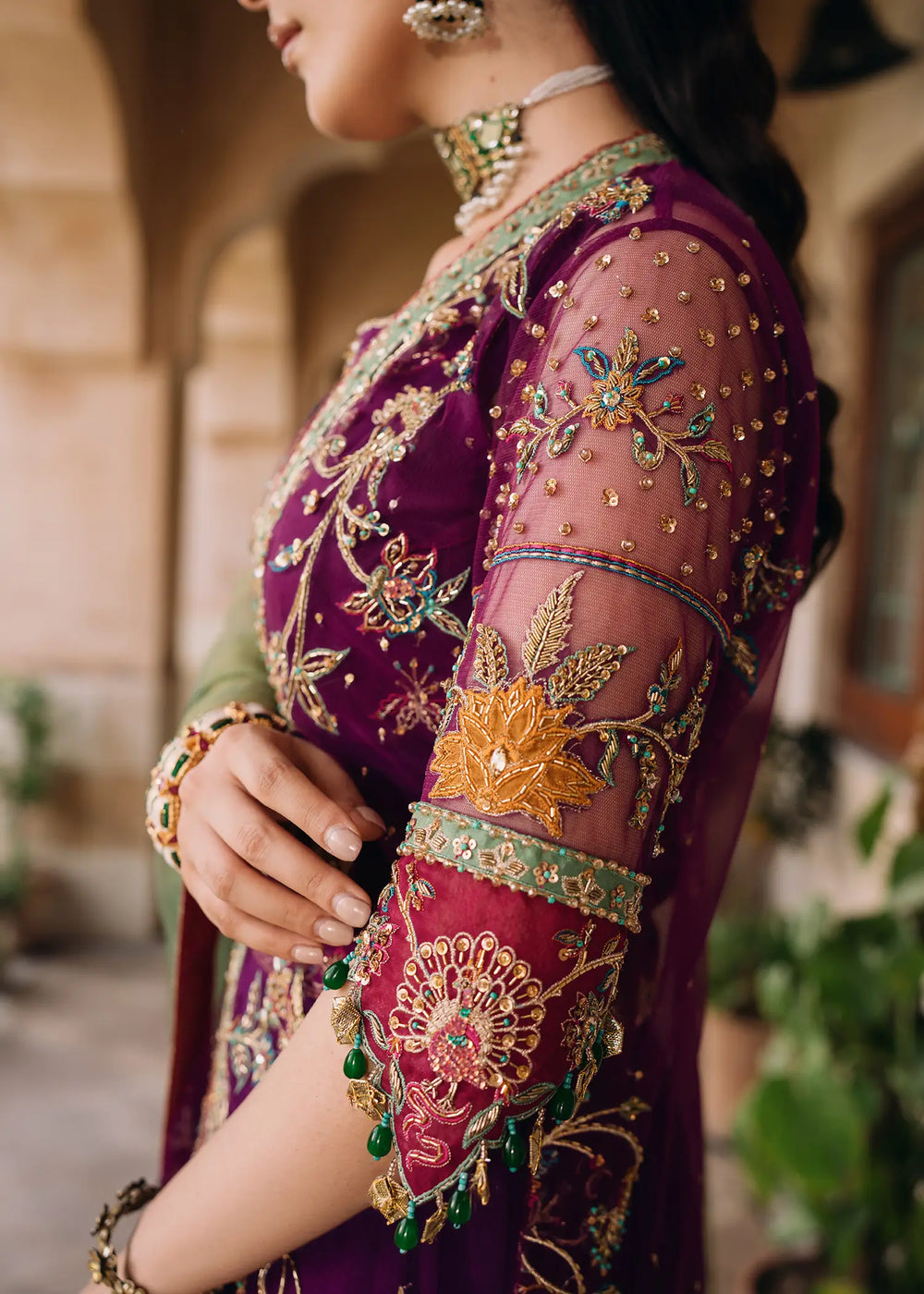 Jeem | Amaltaas Wedding Formals 26 | ZAREEN JACKET - Wedding Dress - available at Maria Faisal in UK and USA.