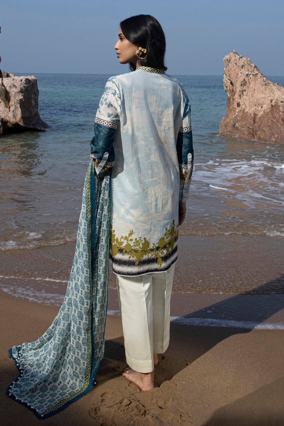 Sana Safinaz | Mahay Spring 24 | H241-015A-2I - Ladies Clothes - Maria Faisal