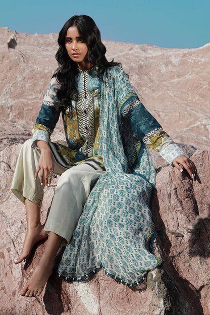 Sana Safinaz | Mahay Spring 24 | H241-015A-2I - Ladies Clothes - Maria Faisal