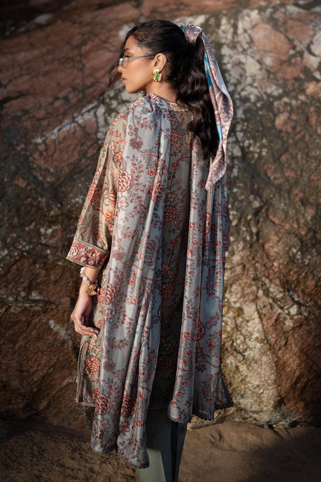 Sana Safinaz | Mahay Spring 24 | H241-016A-3CK - Ladies Clothes - Maria Faisal