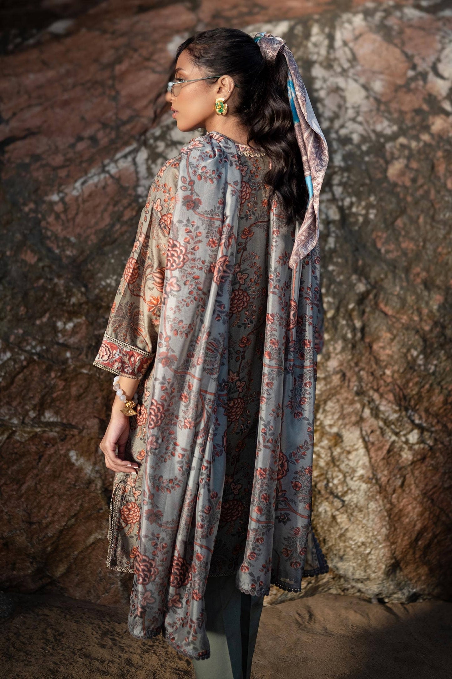 Sana Safinaz | Mahay Spring 24 | H241-016A-3CK - Ladies Clothes - Maria Faisal
