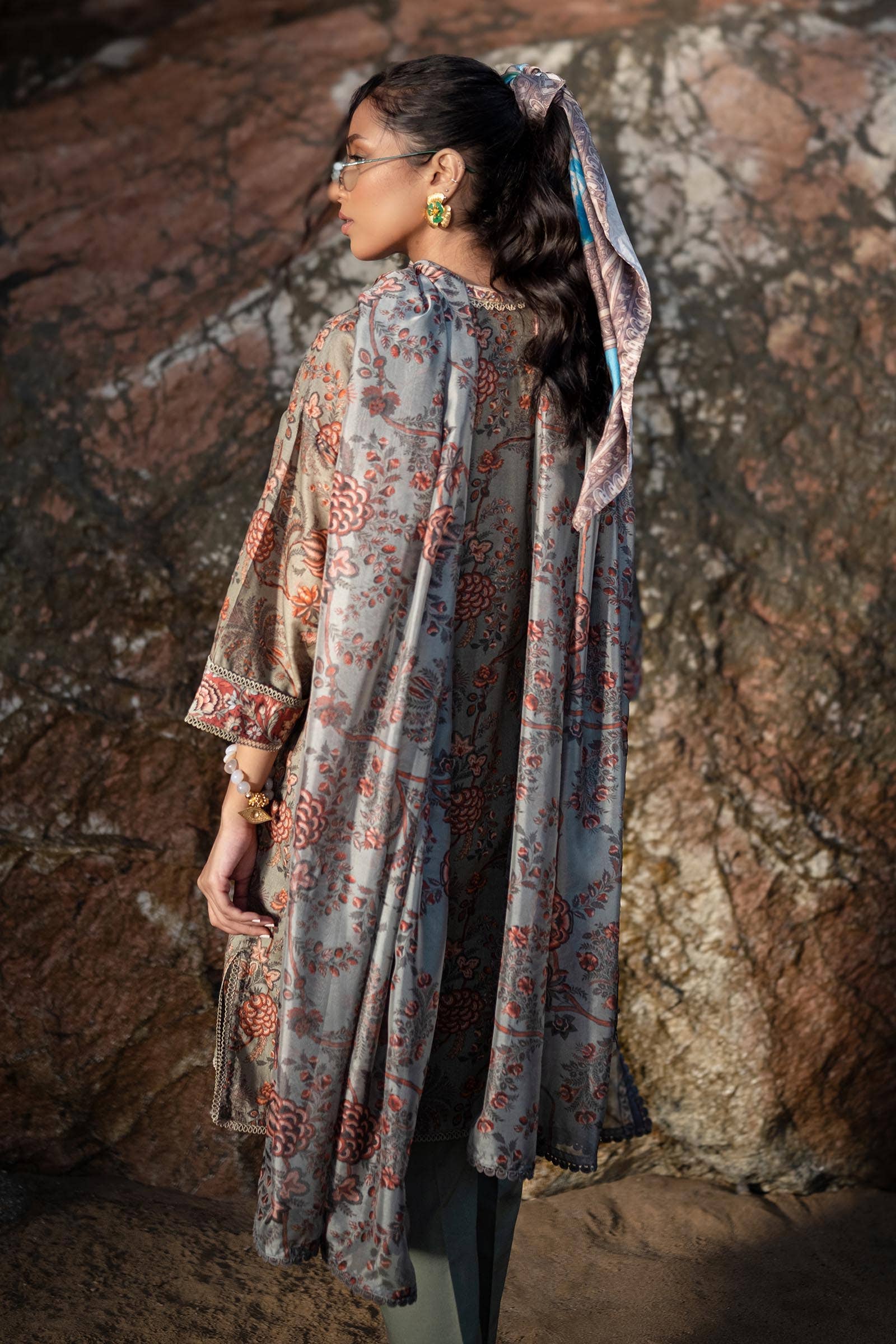 Sana Safinaz | Mahay Spring 24 | H241-016A-3CK - Ladies Clothes - Maria Faisal