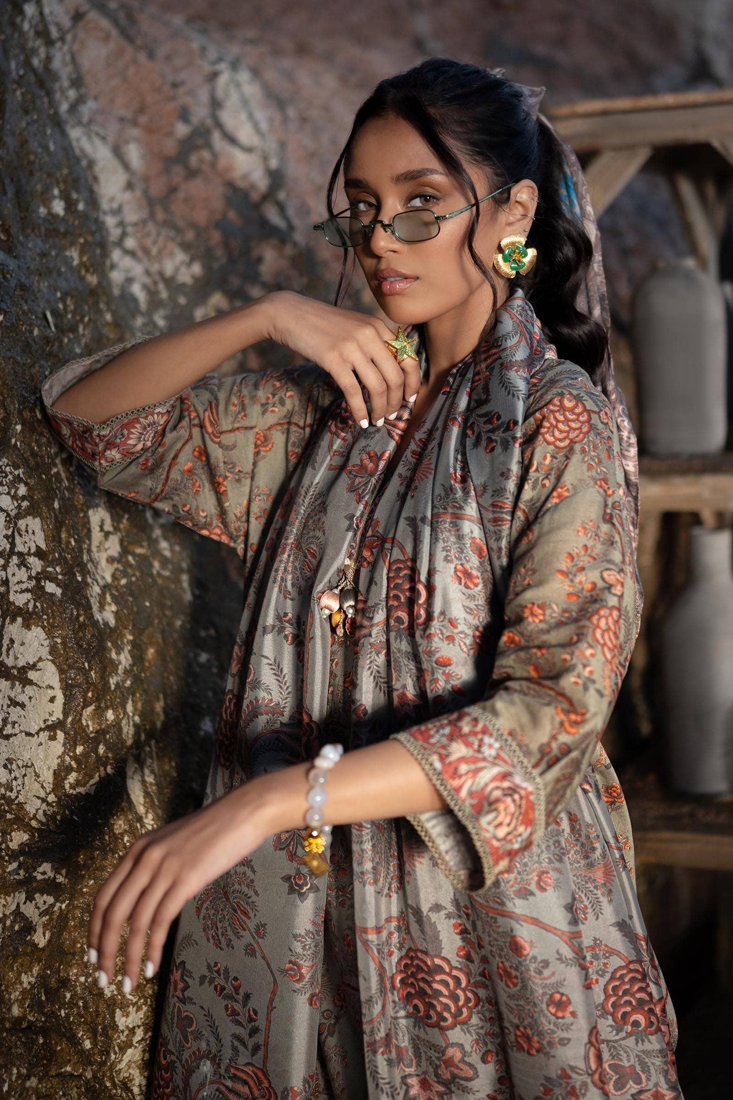 Sana Safinaz | Mahay Spring 24 | H241-016A-3CK - Ladies Clothes - Maria Faisal