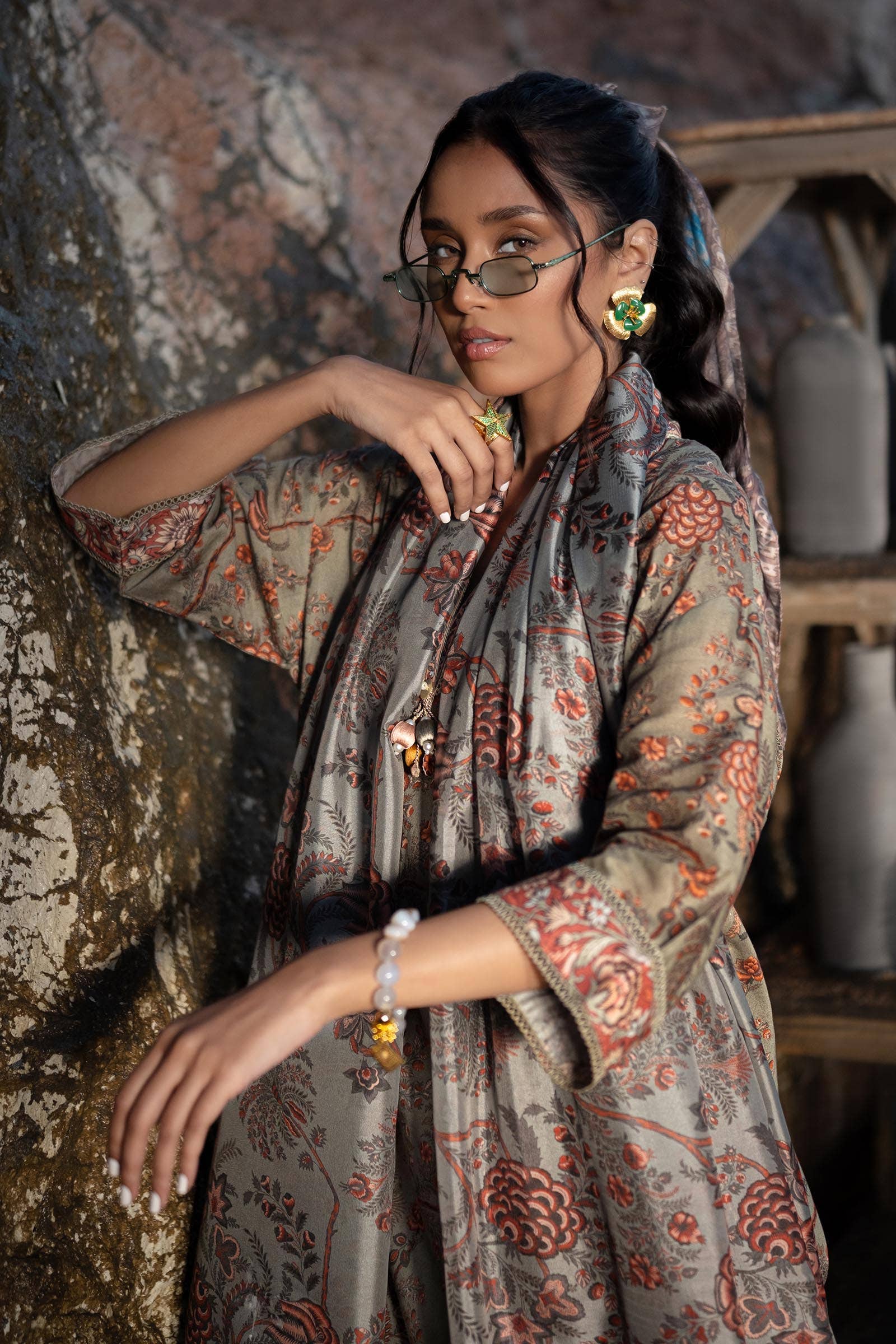 Sana Safinaz | Mahay Spring 24 | H241-016A-3CK - Ladies Clothes - Maria Faisal