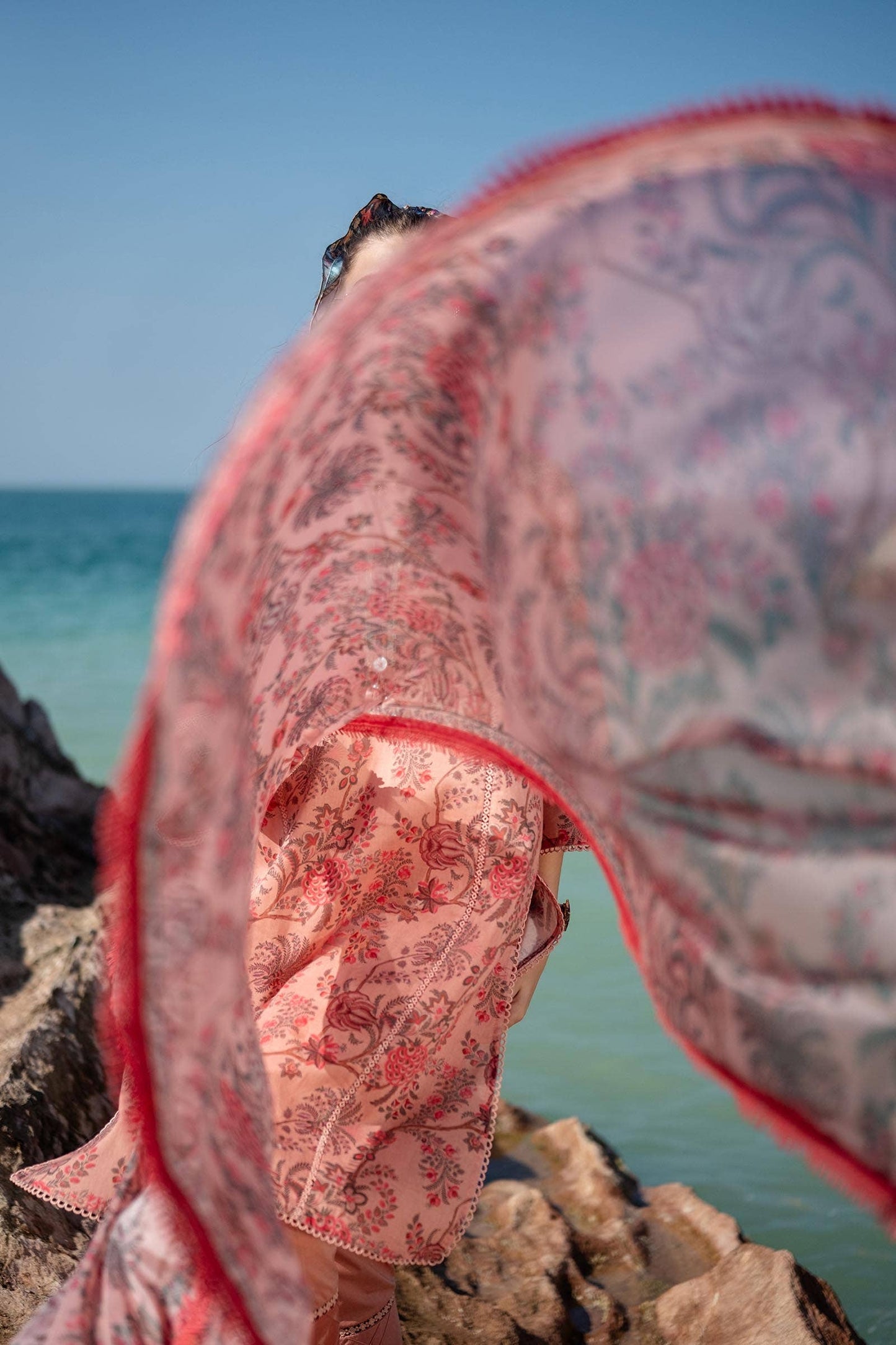 Sana Safinaz | Mahay Spring 24 | H241-016B-3CK - Ladies Clothes - Maria Faisal