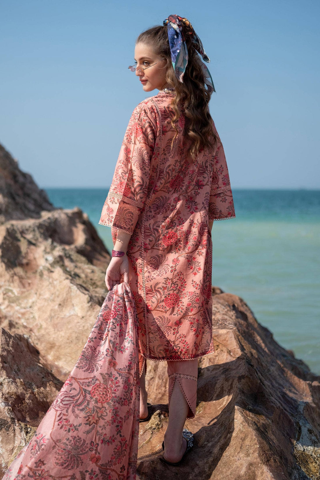 Sana Safinaz | Mahay Spring 24 | H241-016B-3CK - Ladies Clothes - Maria Faisal