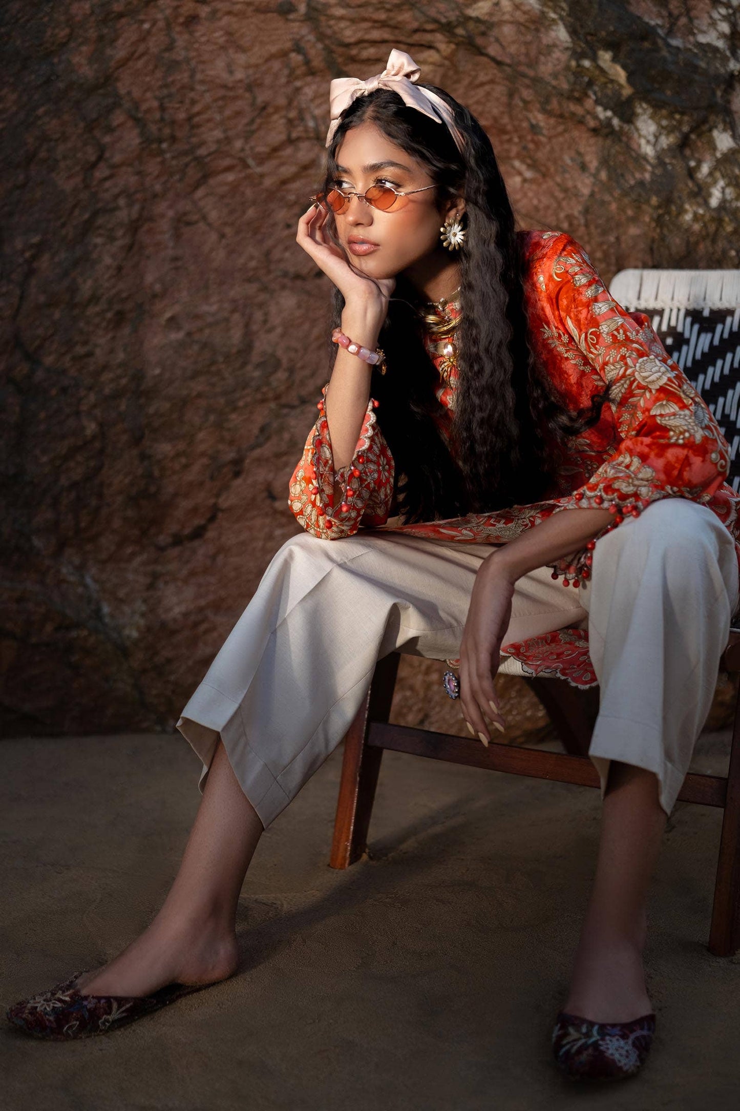 Sana Safinaz | Mahay Spring 24 | H241-018A-2BG - Ladies Clothes - Maria Faisal