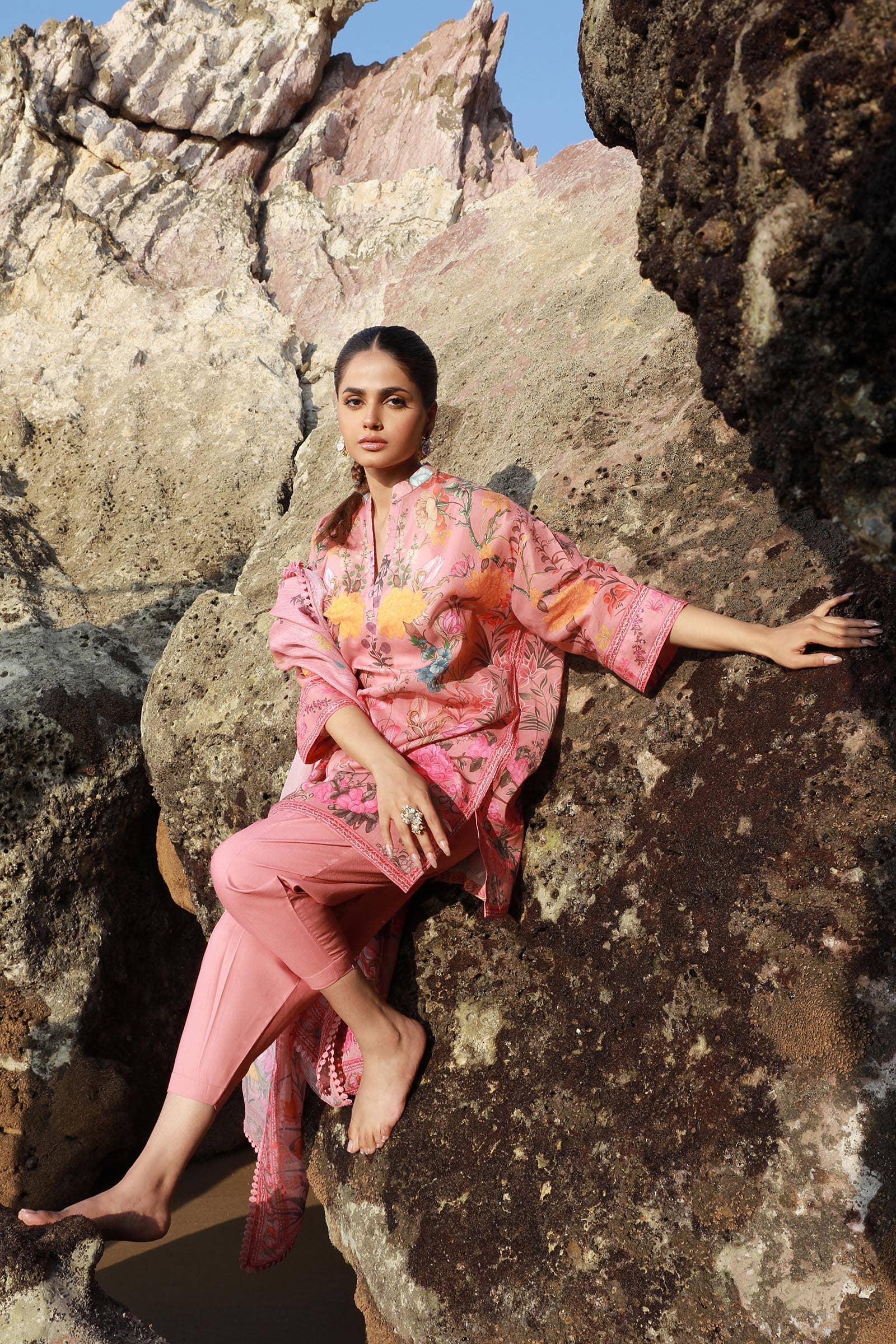 Sana Safinaz | Mahay Spring 24 | H241-019A-3CS - Ladies Clothes - Maria Faisal