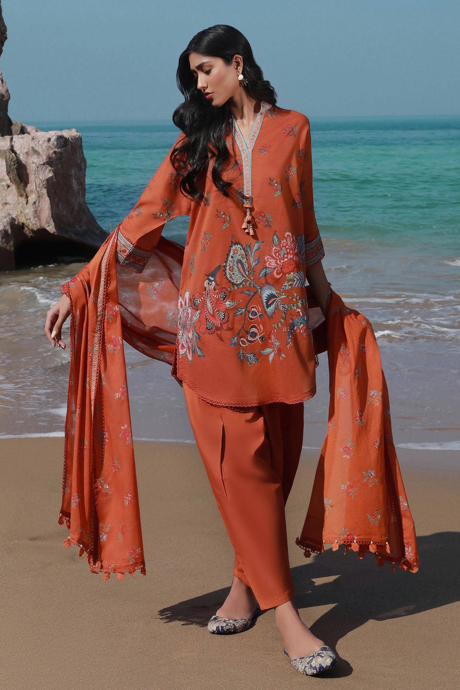 Sana Safinaz | Mahay Spring 24 | H241-020A-3CG - Ladies Clothes - Maria Faisal
